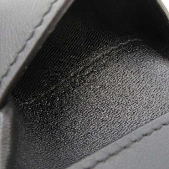 Christian Dior Bifold Wallet Calfskin black saddle