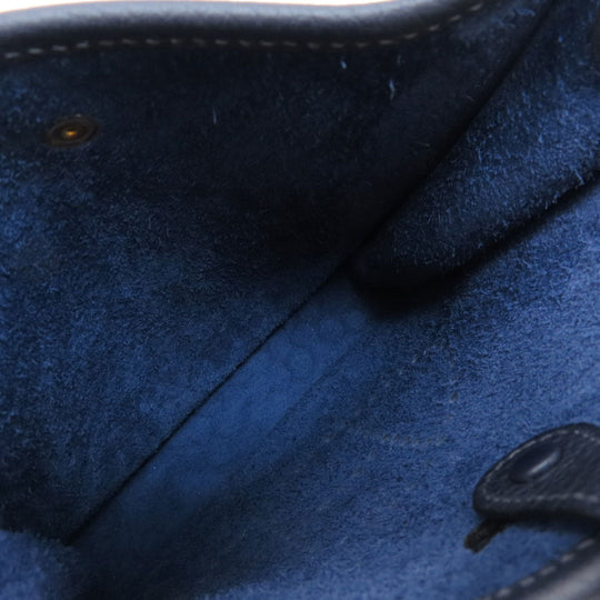 HERMES Shoulder Bag Taurillon Clemence blue Evelyn TPM Blue Nuit Gold Metal