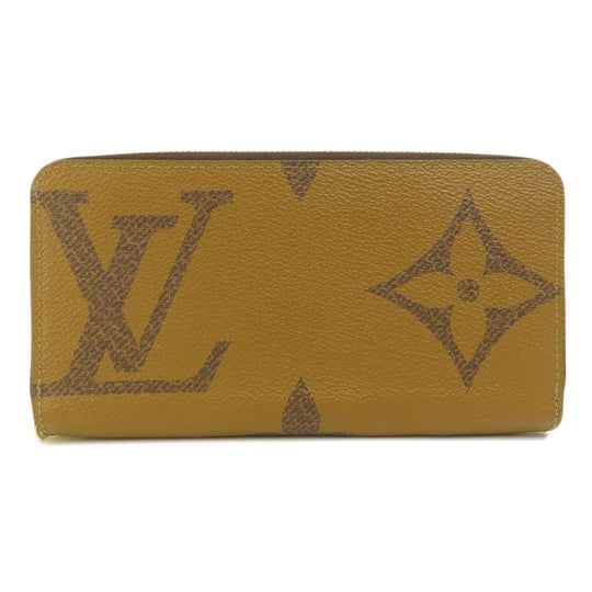 LOUIS VUITTON Long Wallet Purse M69353 Giant monogram canvas Brown Zippy Wallet Giant Monogram