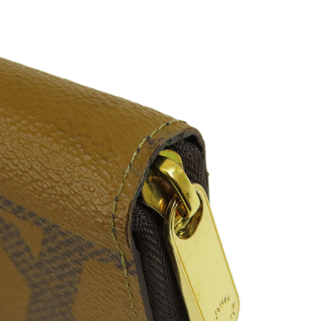 LOUIS VUITTON Long Wallet Purse M69353 Giant monogram canvas Brown Zippy Wallet Giant Monogram