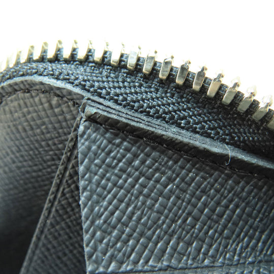 LOUIS VUITTON Coin case M63375 Taiga Leather black portomonejour ardoise