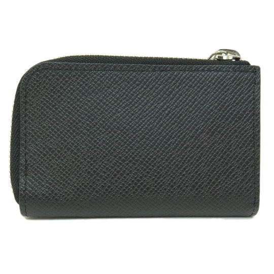 LOUIS VUITTON Coin case M63375 Taiga Leather black portomonejour ardoise