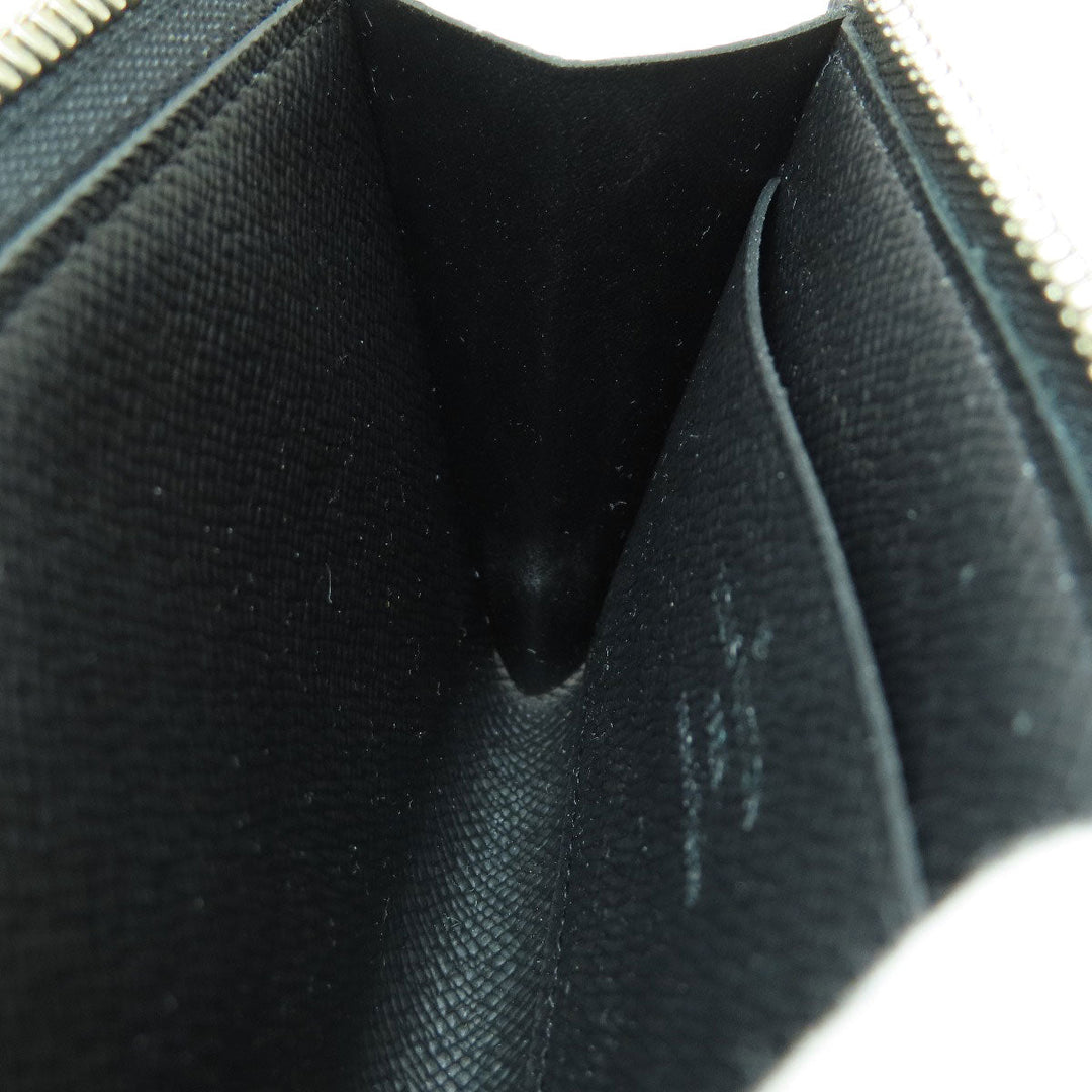 LOUIS VUITTON Coin case M63375 Taiga Leather black portomonejour ardoise