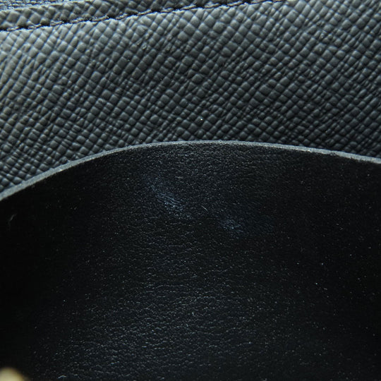 LOUIS VUITTON Coin case M63375 Taiga Leather black portomonejour ardoise