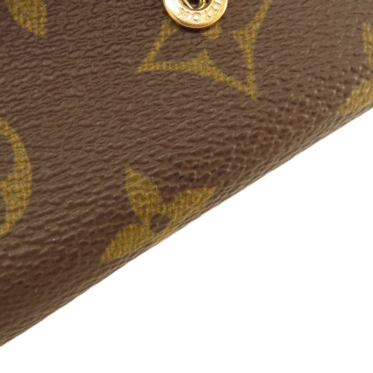 LOUIS VUITTON Key case Key holder  M62630 Monogram canvas Brown Multicles6 Monogram Women Used Authentic