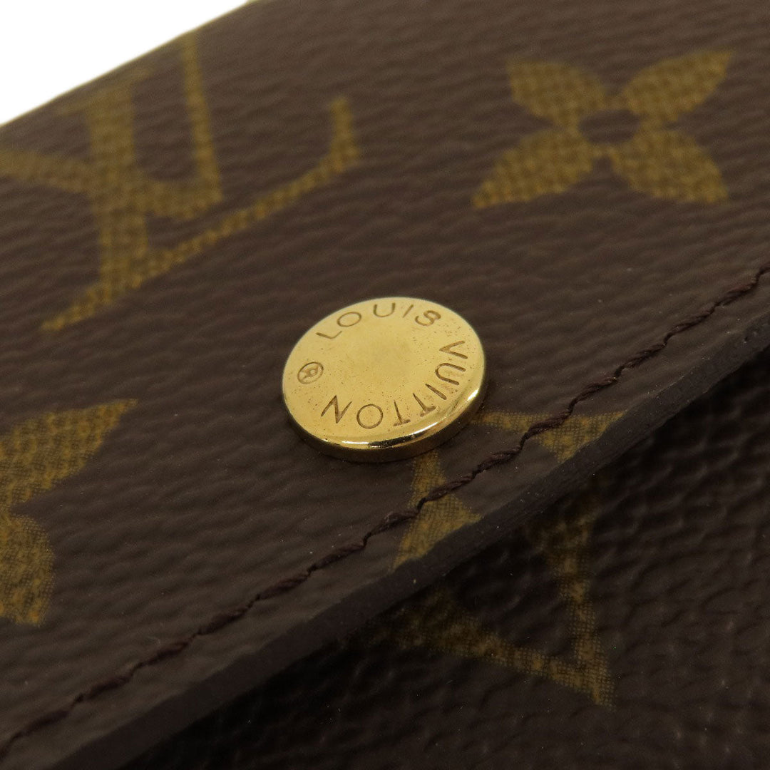 LOUIS VUITTON Key case Key holder  M62630 Monogram canvas Brown Multicles6 Monogram Women Used Authentic