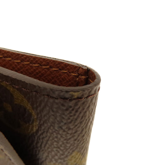 LOUIS VUITTON Key case Key holder  M62630 Monogram canvas Brown Multicles6 Monogram Women Used Authentic
