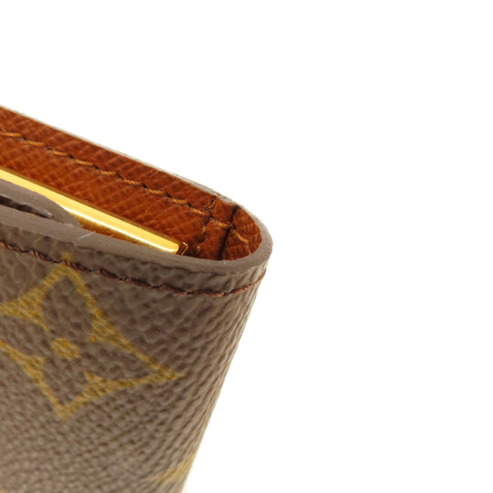 LOUIS VUITTON Key case Key holder  M62630 Monogram canvas Brown Multicles6 Monogram Women Used Authentic
