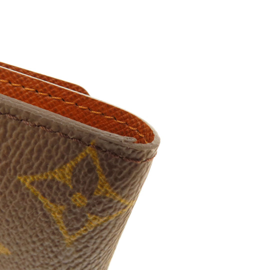 LOUIS VUITTON Key case Key holder  M62630 Monogram canvas Brown Multicles6 Monogram Women Used Authentic