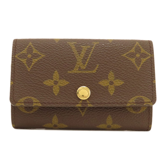 LOUIS VUITTON Key case Key holder  M62630 Monogram canvas Brown Multicles6 Monogram Women Used Authentic