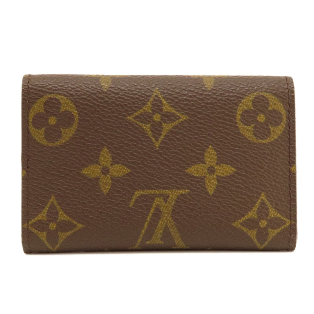 LOUIS VUITTON Key case Key holder  M62630 Monogram canvas Brown Multicles6 Monogram Women Used Authentic