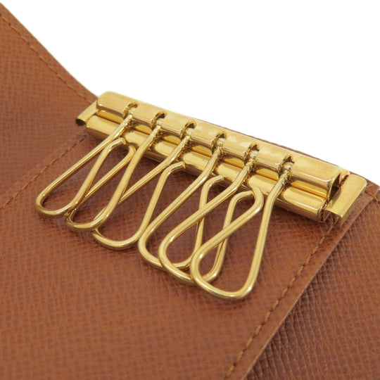 LOUIS VUITTON Key case Key holder  M62630 Monogram canvas Brown Multicles6 Monogram Women Used Authentic