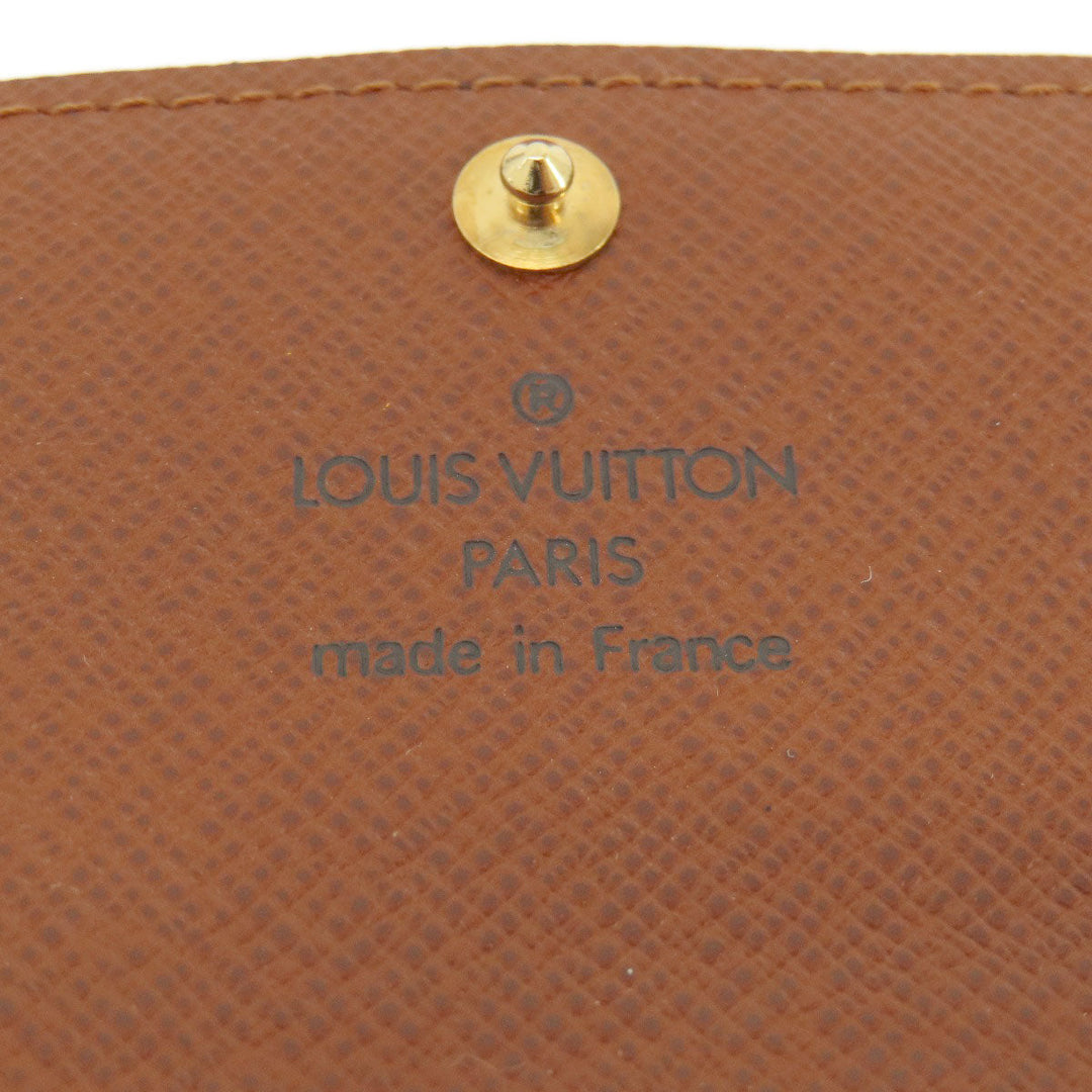 LOUIS VUITTON Key case Key holder  M62630 Monogram canvas Brown Multicles6 Monogram Women Used Authentic