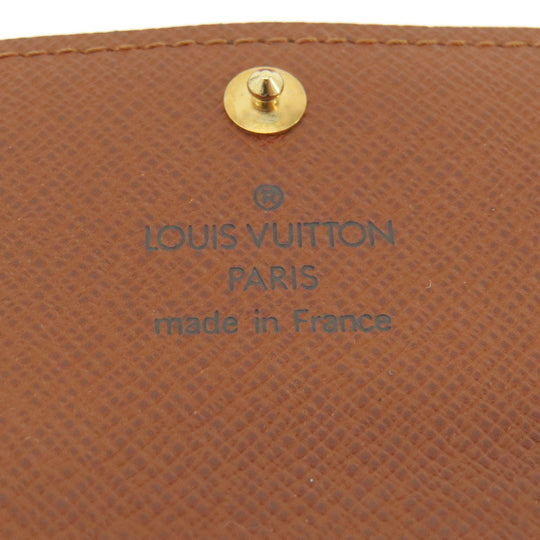 LOUIS VUITTON Key case Key holder  M62630 Monogram canvas Brown Multicles6 Monogram Women Used Authentic