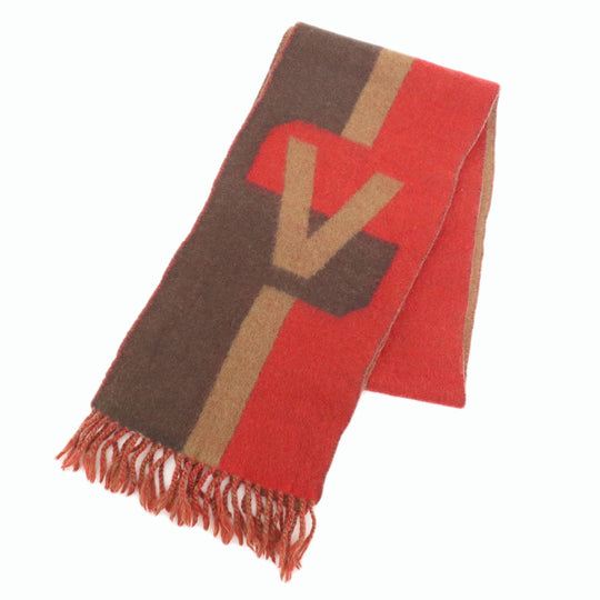 LOUIS VUITTON Scarf Wool, Cashmere Brown Escharp V. Istrik Women Used Authentic
