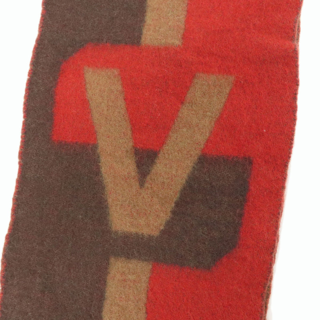 LOUIS VUITTON Scarf Wool, Cashmere Brown Escharp V. Istrik Women Used Authentic