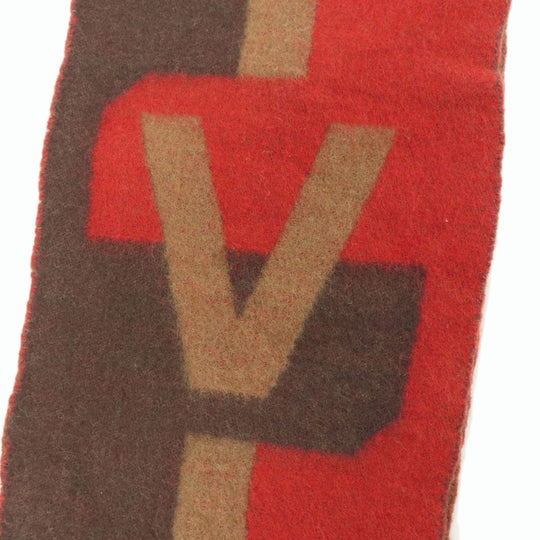 LOUIS VUITTON Scarf Wool, Cashmere Brown Escharp V. Istrik Women Used Authentic