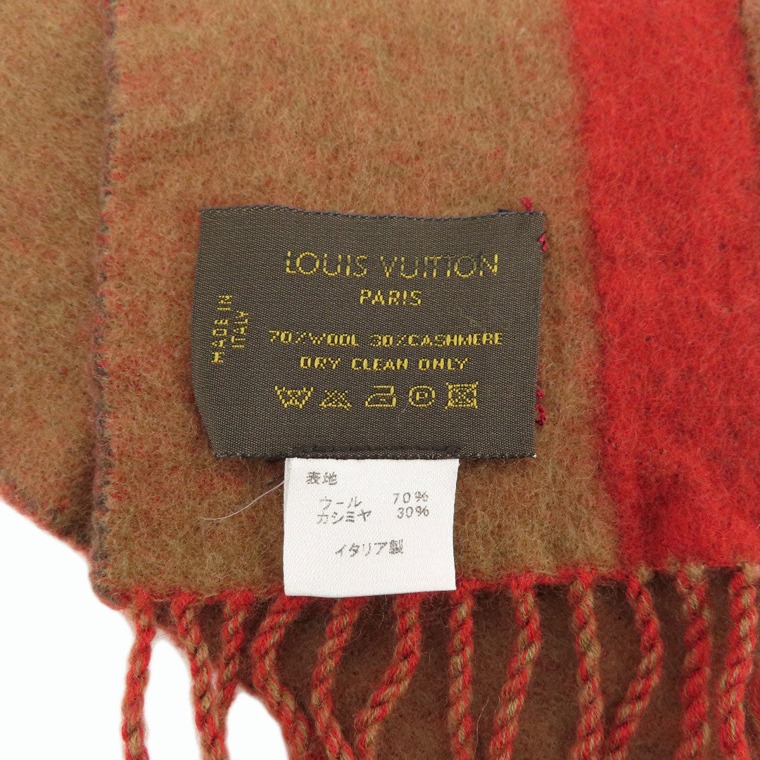 LOUIS VUITTON Scarf Wool, Cashmere Brown Escharp V. Istrik Women Used Authentic