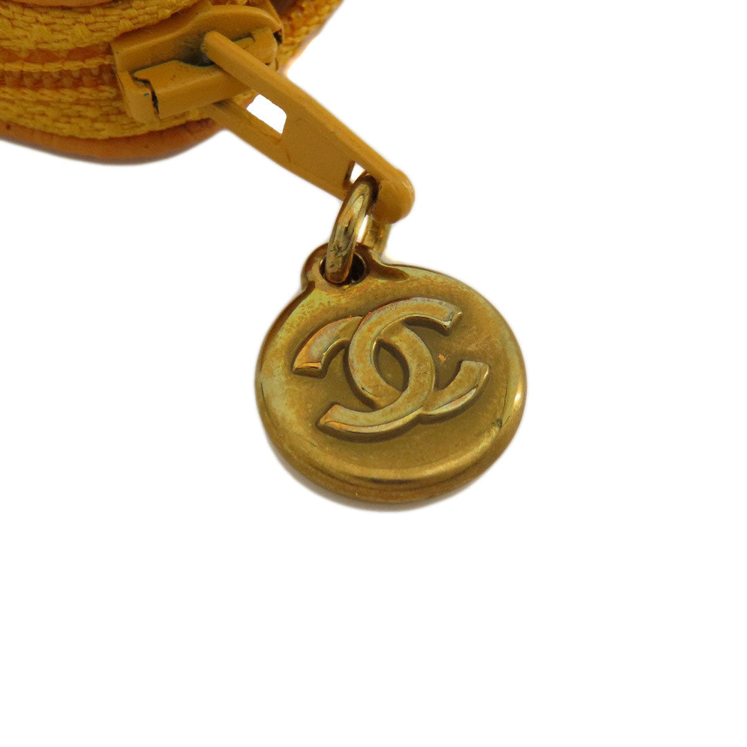 CHANEL Key case Key holder  Caviar skin Orange COCO Mark Women Used Authentic