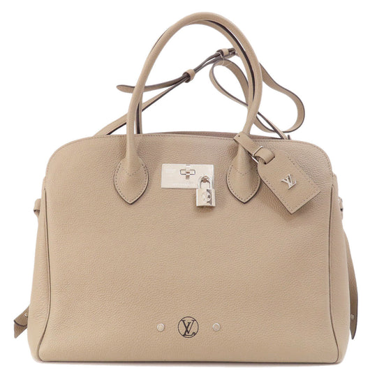 LOUIS VUITTON Handbag M51685 Taurillon Clemence Leather Brown Mira MM Tourtrail