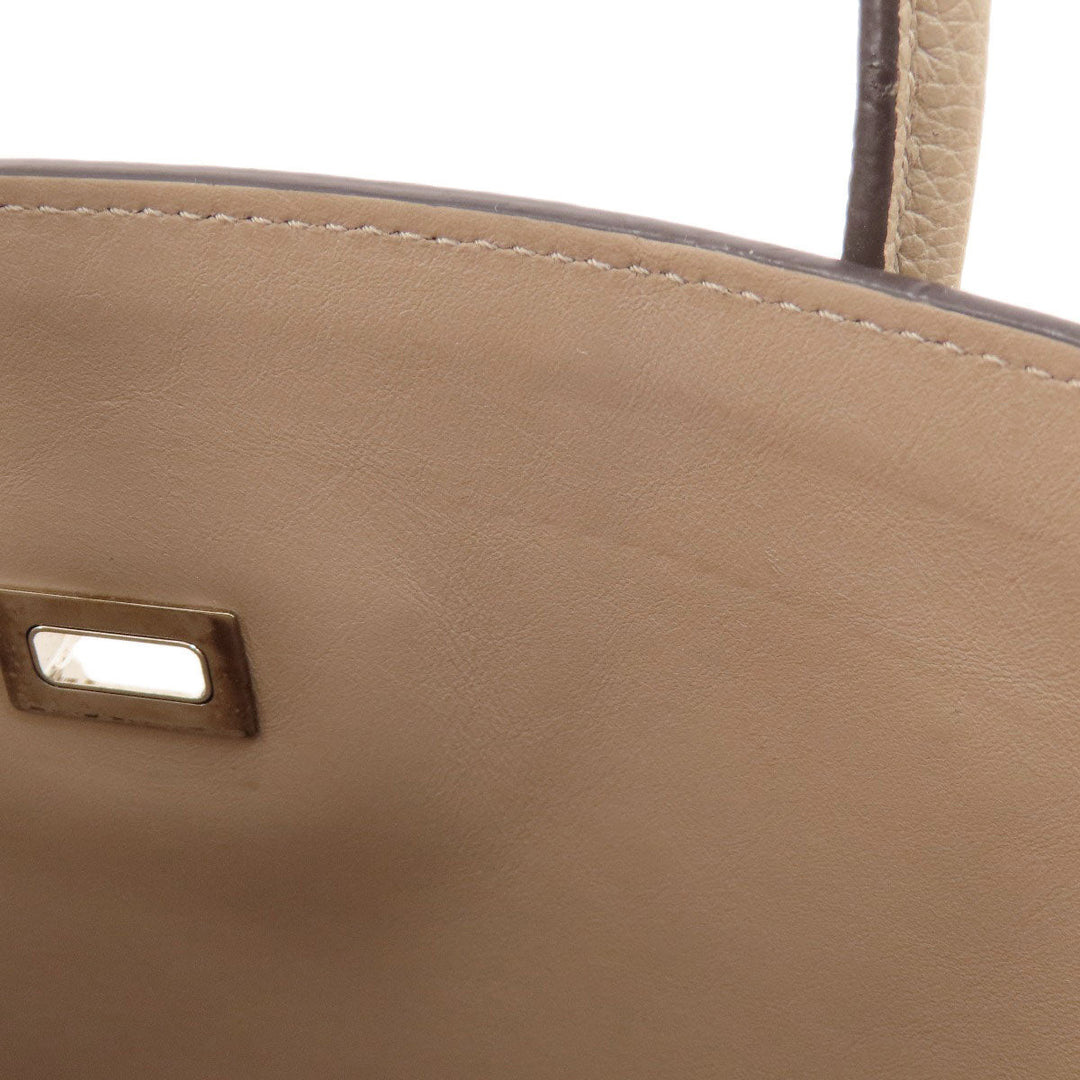 LOUIS VUITTON Handbag M51685 Taurillon Clemence Leather Brown Mira MM Tourtrail