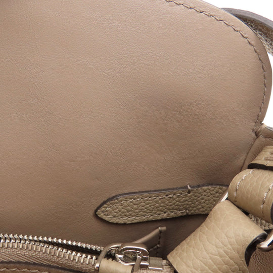 LOUIS VUITTON Handbag M51685 Taurillon Clemence Leather Brown Mira MM Tourtrail