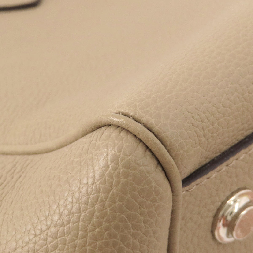 LOUIS VUITTON Handbag M51685 Taurillon Clemence Leather Brown Mira MM Tourtrail