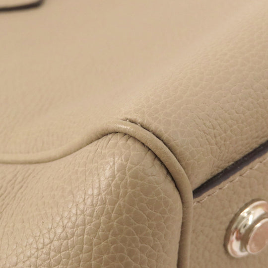 LOUIS VUITTON Handbag M51685 Taurillon Clemence Leather Brown Mira MM Tourtrail