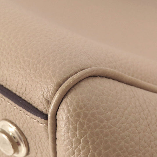 LOUIS VUITTON Handbag M51685 Taurillon Clemence Leather Brown Mira MM Tourtrail