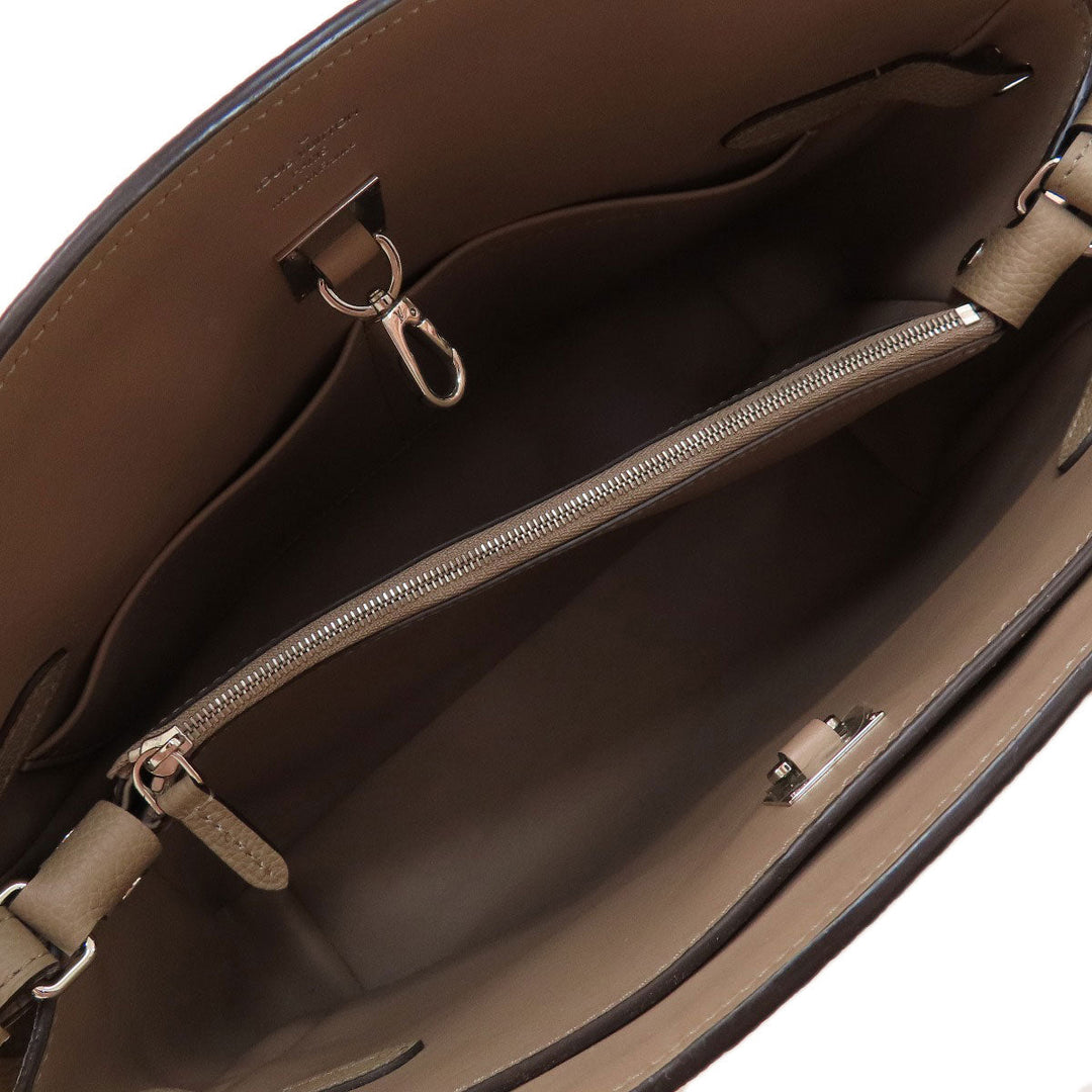 LOUIS VUITTON Handbag M51685 Taurillon Clemence Leather Brown Mira MM Tourtrail