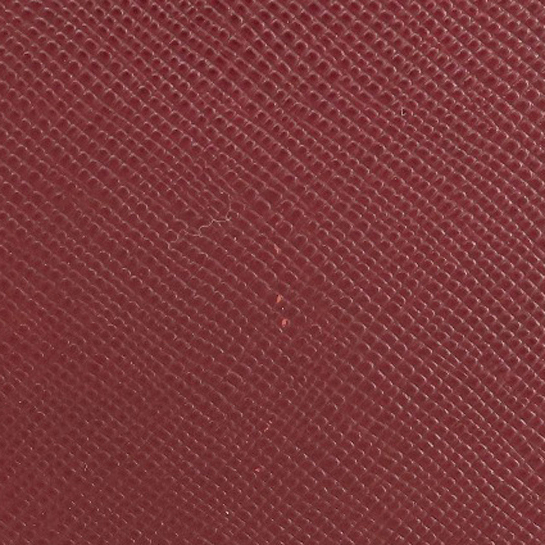 NINA RICCI Shoulder Bag leather Red logo Women Used Authentic
