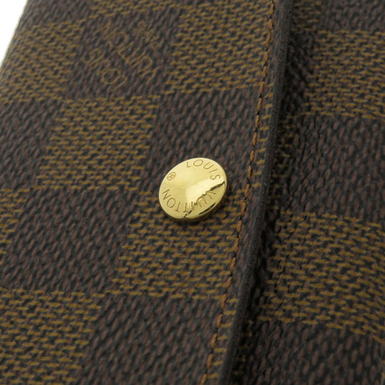 LOUIS VUITTON Key case Key holder  N62630 Damier canvas Brown Multicles6 Damier Ebene Women Used Authentic
