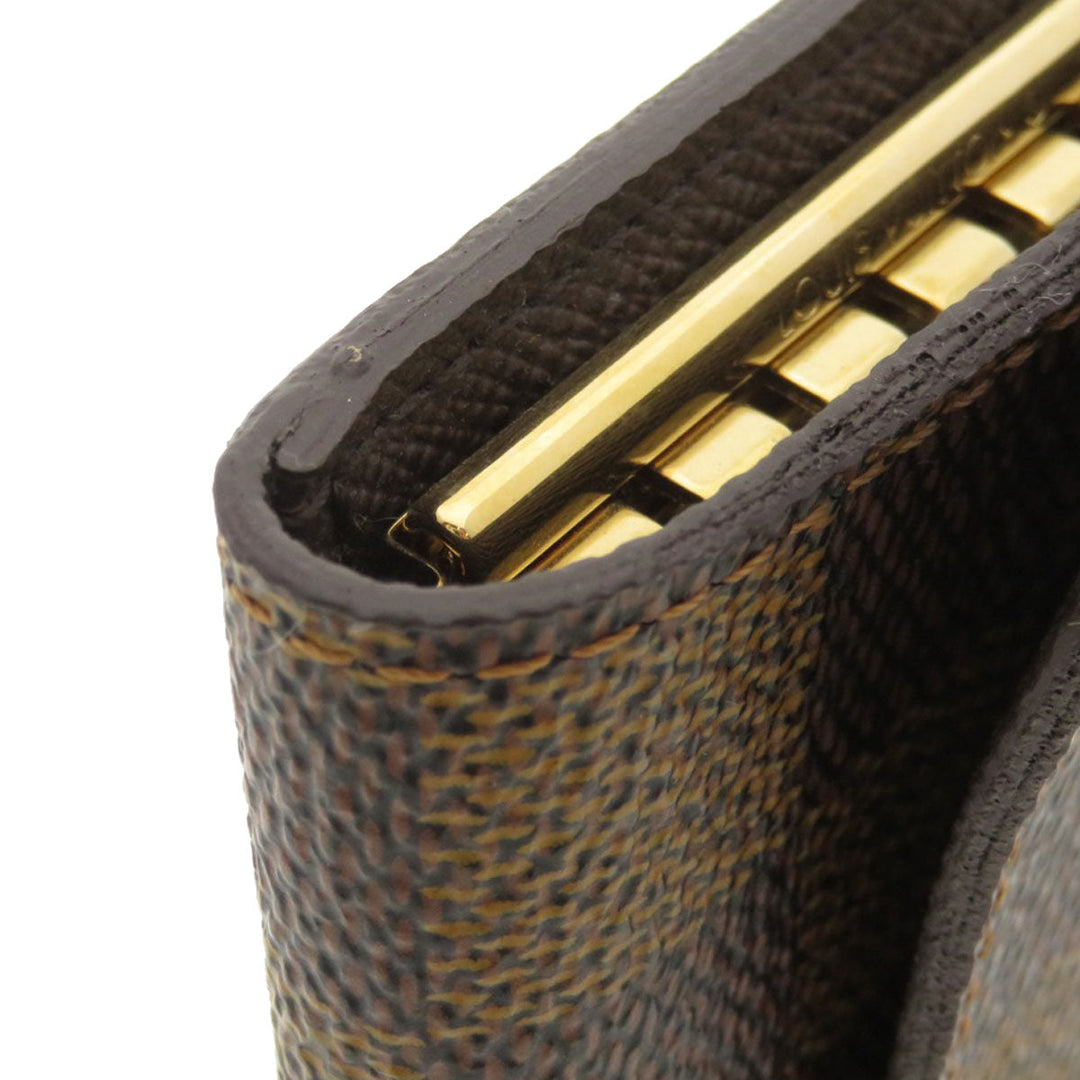 LOUIS VUITTON Key case Key holder  N62630 Damier canvas Brown Multicles6 Damier Ebene Women Used Authentic