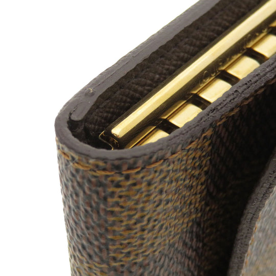 LOUIS VUITTON Key case Key holder  N62630 Damier canvas Brown Multicles6 Damier Ebene Women Used Authentic