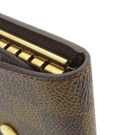 LOUIS VUITTON Key case Key holder  N62630 Damier canvas Brown Multicles6 Damier Ebene Women Used Authentic