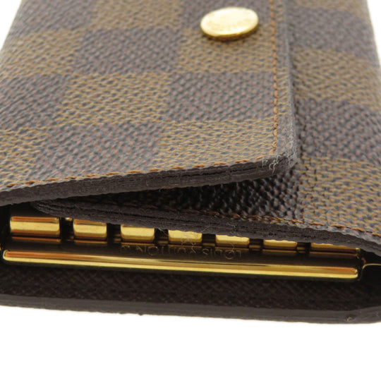 LOUIS VUITTON Key case Key holder  N62630 Damier canvas Brown Multicles6 Damier Ebene Women Used Authentic