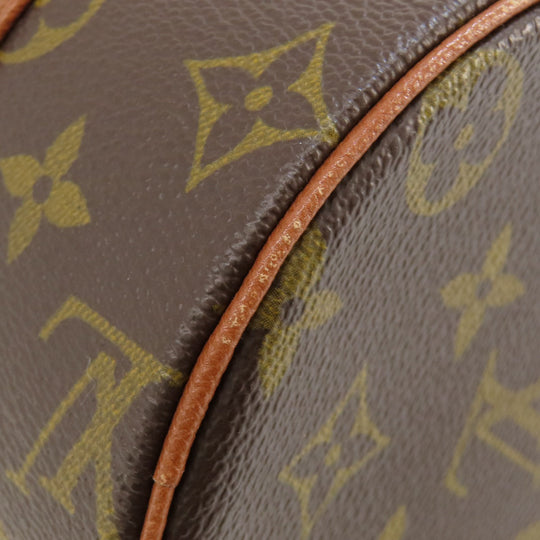 LOUIS VUITTON Handbag M51366 Monogram canvas Brown Papillon 26 Old Monog Lamb