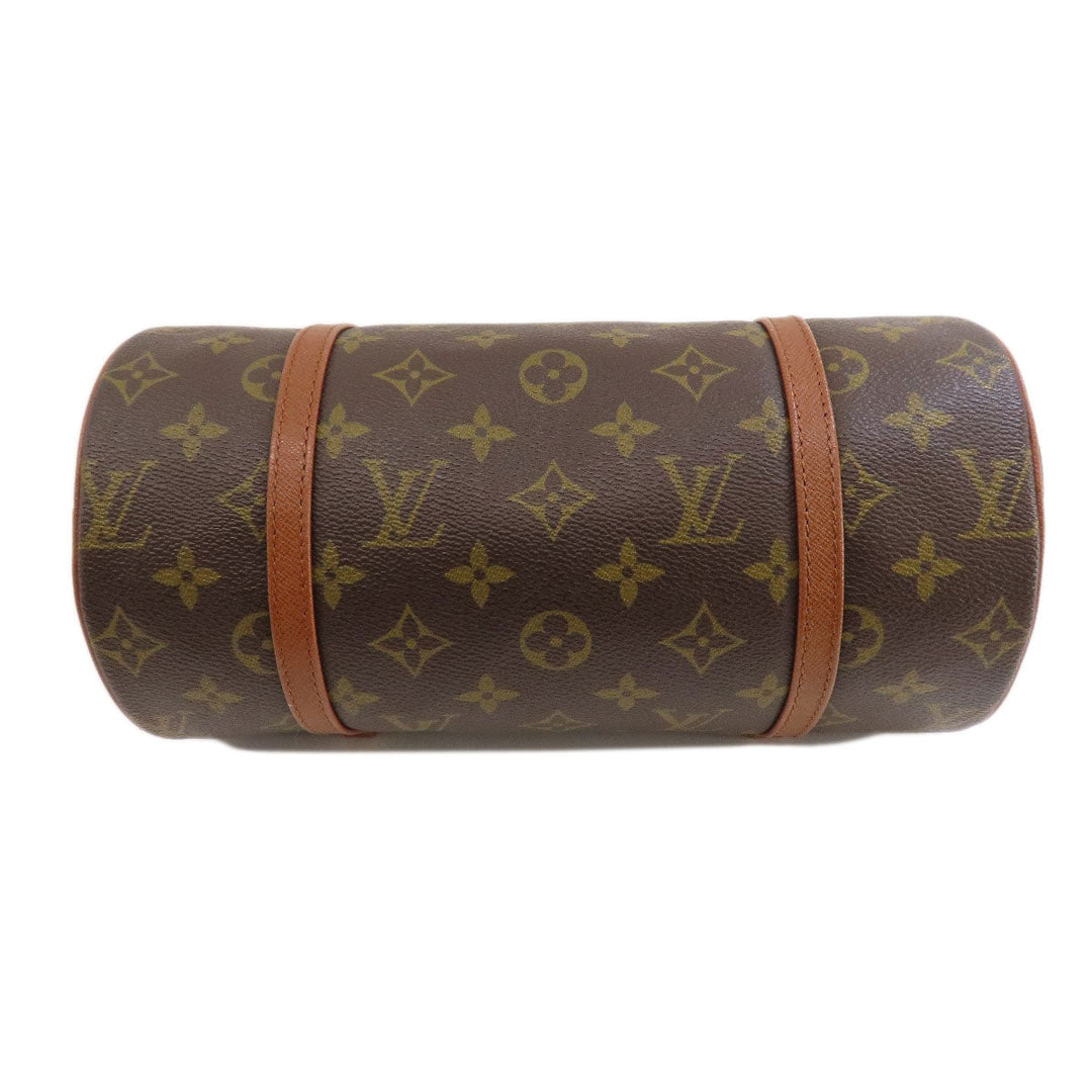 LOUIS VUITTON Handbag M51366 Monogram canvas Brown Papillon 26 Old Monog Lamb
