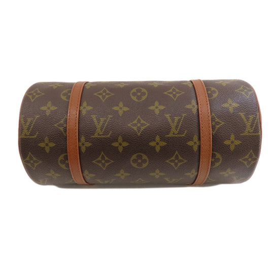 LOUIS VUITTON Handbag M51366 Monogram canvas Brown Papillon 26 Old Monog Lamb