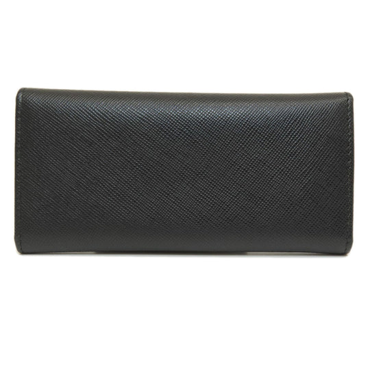 PRADA Key case Key holder  2M0223 leather black Logo engraving mens(Unisex) Used Authentic