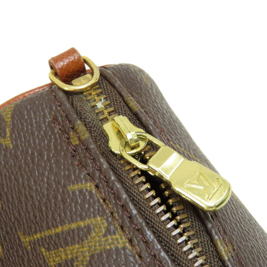 LOUIS VUITTON Handbag Monogram canvas Brown Papillon 30 Old Monogram Women Used Authentic