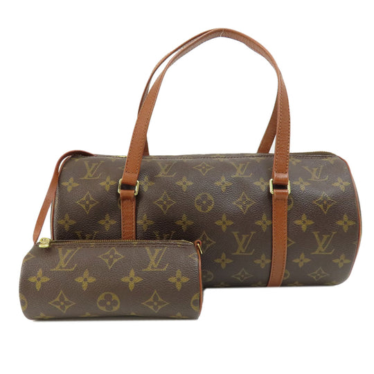 LOUIS VUITTON Handbag Monogram canvas Brown Papillon 30 Old Monogram Women Used Authentic