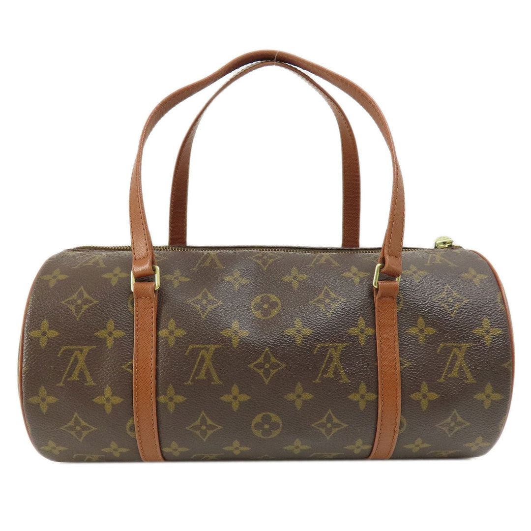 LOUIS VUITTON Handbag Monogram canvas Brown Papillon 30 Old Monogram Women Used Authentic