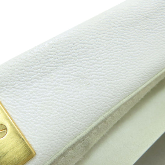 FENDI Handbag Calfskin white Peekaboo 2WAY Women Used Authentic