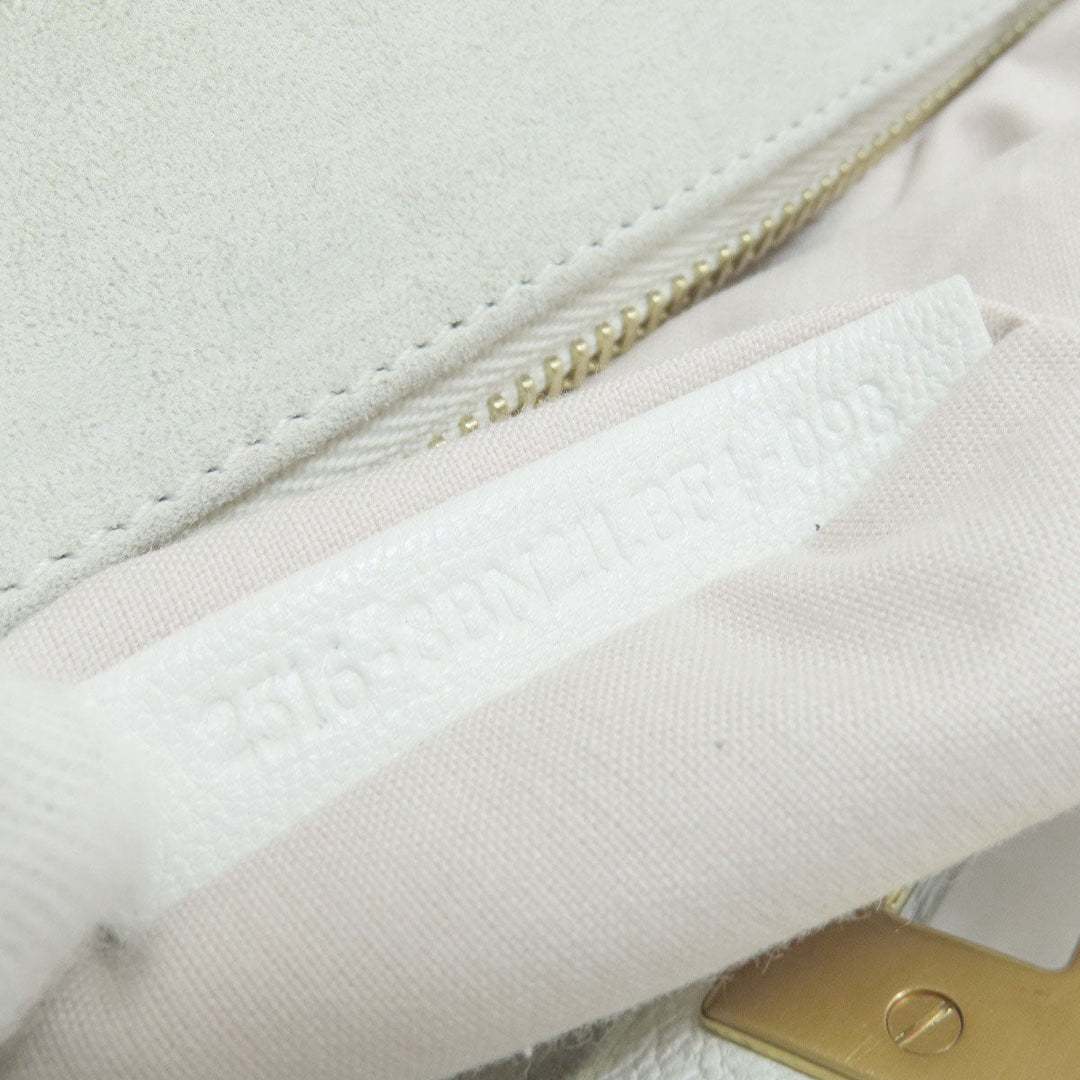 FENDI Handbag Calfskin white Peekaboo 2WAY Women Used Authentic