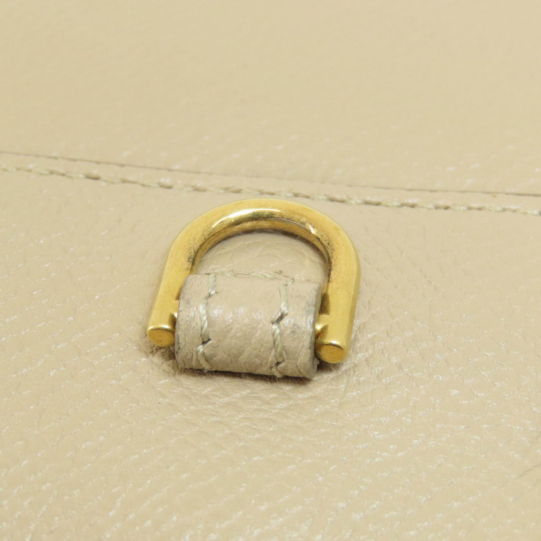 CELINE Handbag Calfskin beige Nano belt bag 2WAY Women Used Authentic