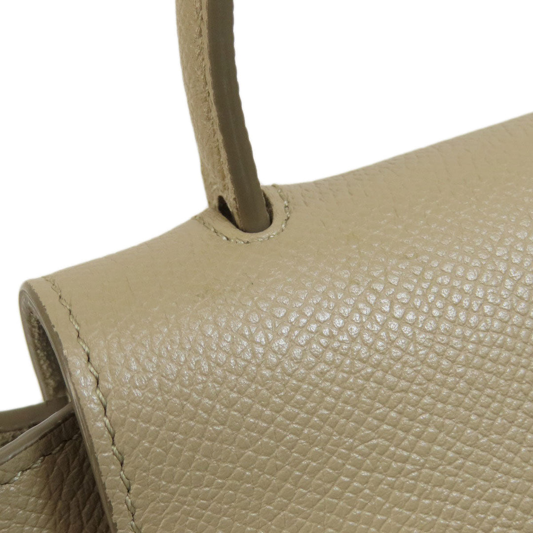 CELINE Handbag Calfskin beige Nano belt bag 2WAY Women Used Authentic