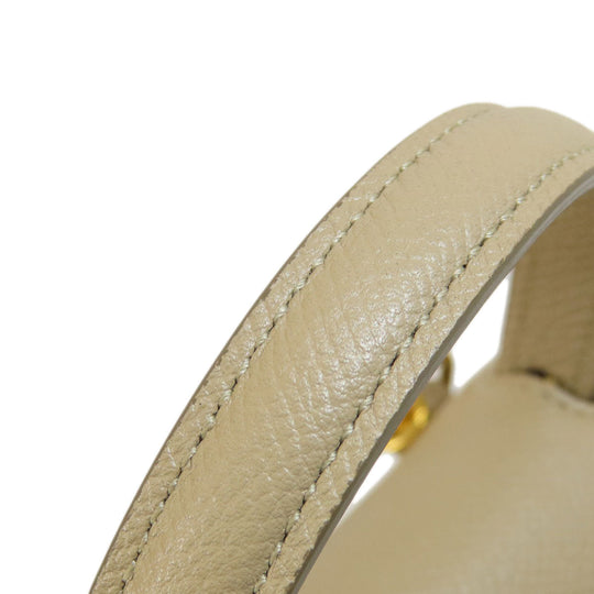 CELINE Handbag Calfskin beige Nano belt bag 2WAY Women Used Authentic
