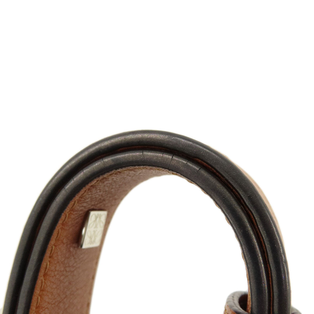LOEWE Handbag Calfskin Brown Hammock Small 2WAY Women Used Authentic