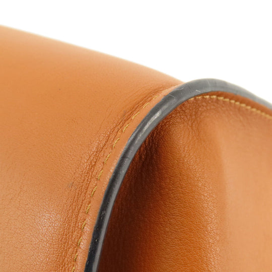 LOEWE Handbag Calfskin Brown Hammock Small 2WAY Women Used Authentic